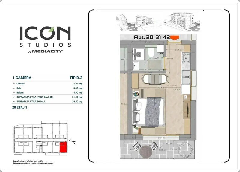 Mosilor vand garsoniera premium ansamblu nou